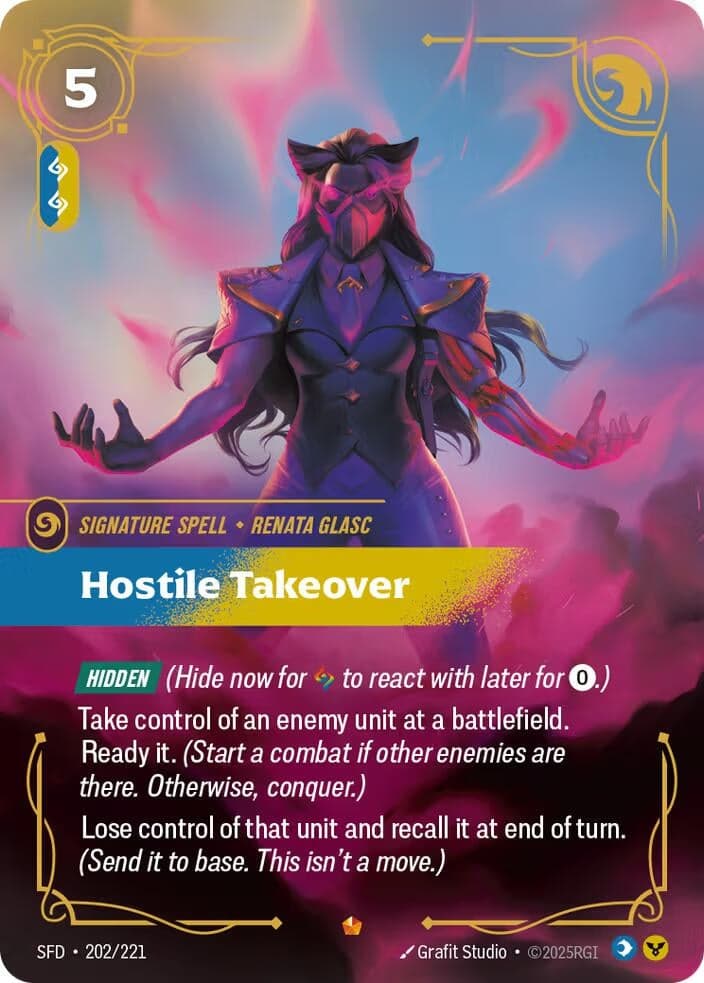 Hostile Takeover (202/221) (Foil) (Spiritforged)