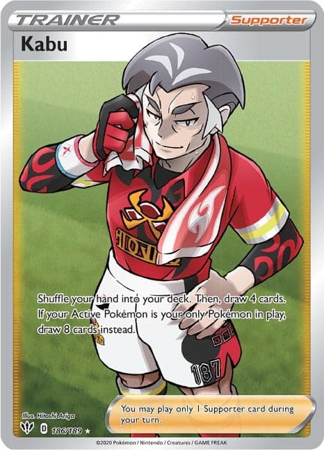 Kabu (Full Art) (186/189) (SWSH03: Darkness Ablaze)