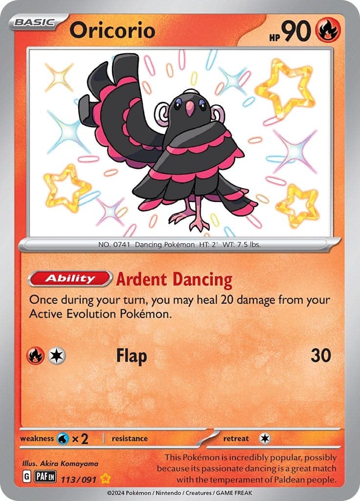 Oricorio (113/091) (SV: Paldean Fates)