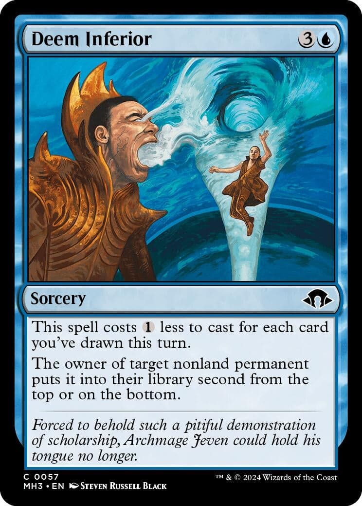 Deem Inferior (57) (Foil) (Modern Horizons 3)
