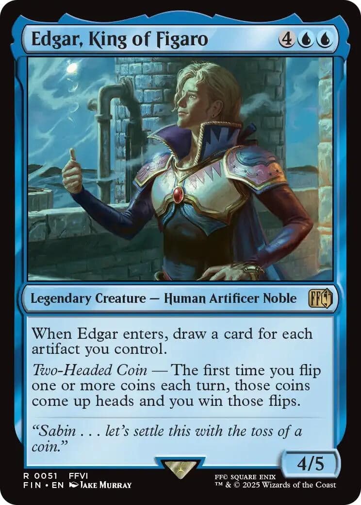 Edgar, King of Figaro (51) (Foil) (FINAL FANTASY)