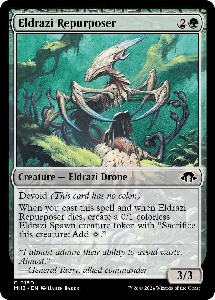 Eldrazi Repurposer (150) (Foil) (Modern Horizons 3)