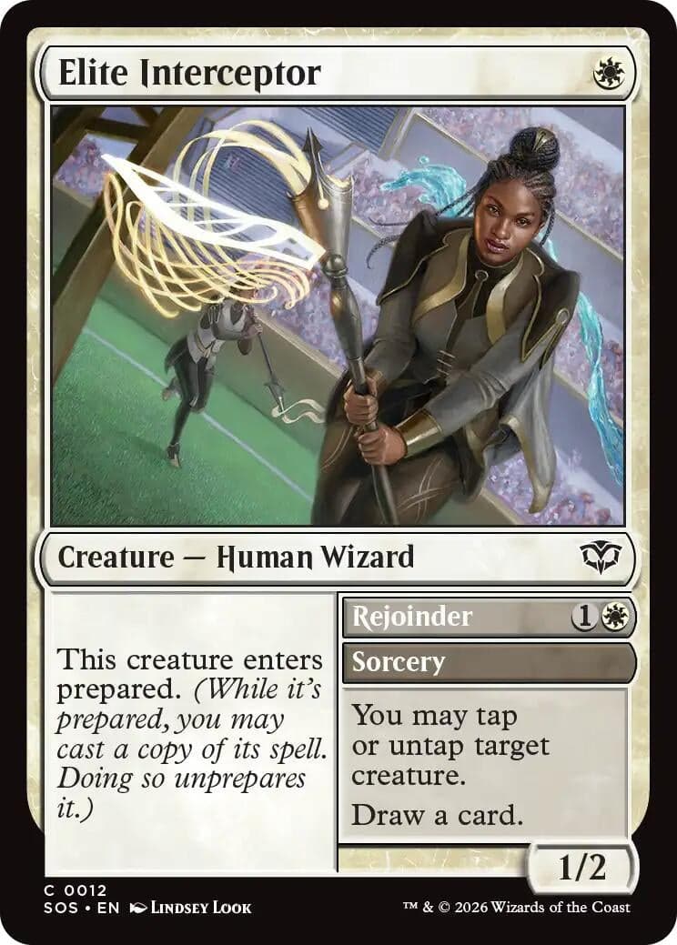 Elite Interceptor (12) (Foil) (Secrets of Strixhaven)