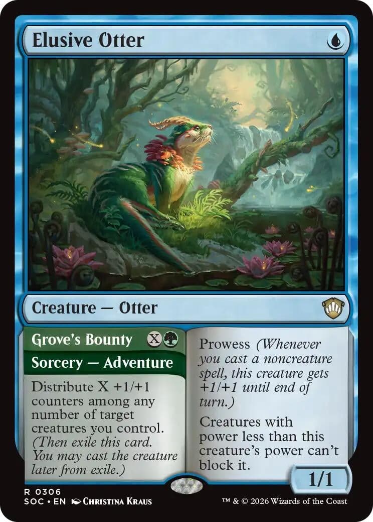 Elusive Otter (306) (Commander: Secrets of Strixhaven)
