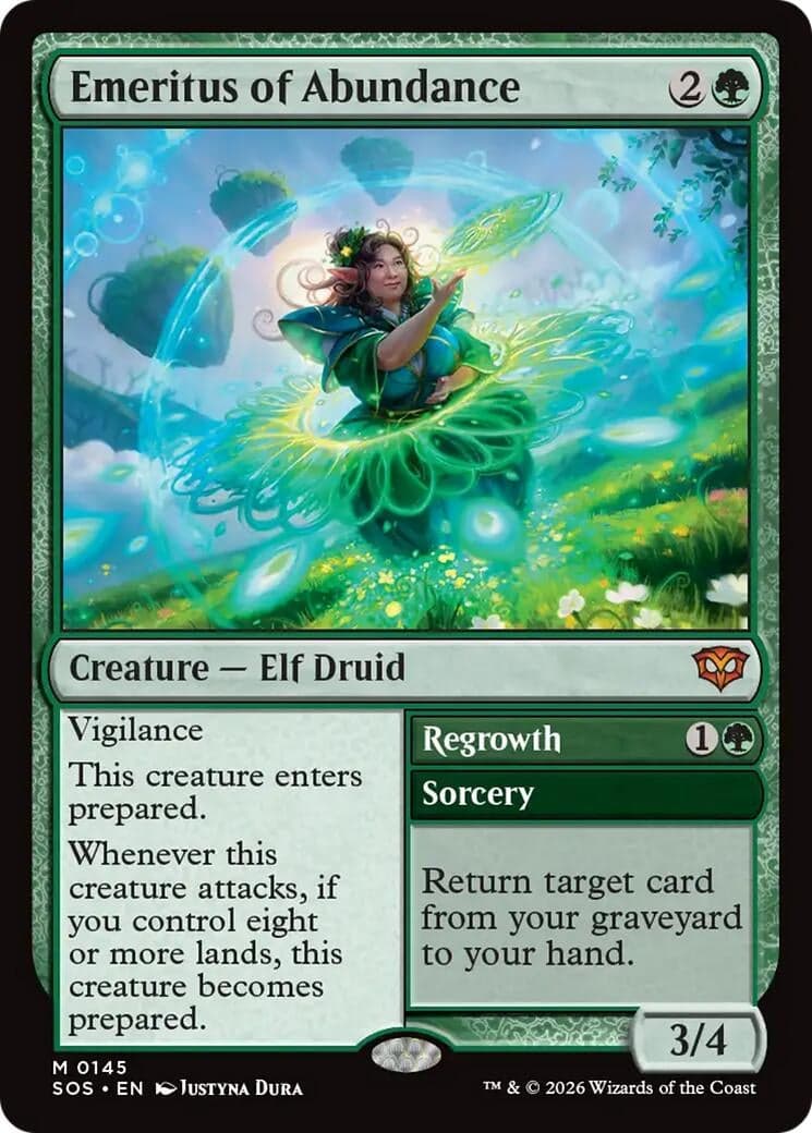 Emeritus of Abundance (145) (Foil) (Secrets of Strixhaven)