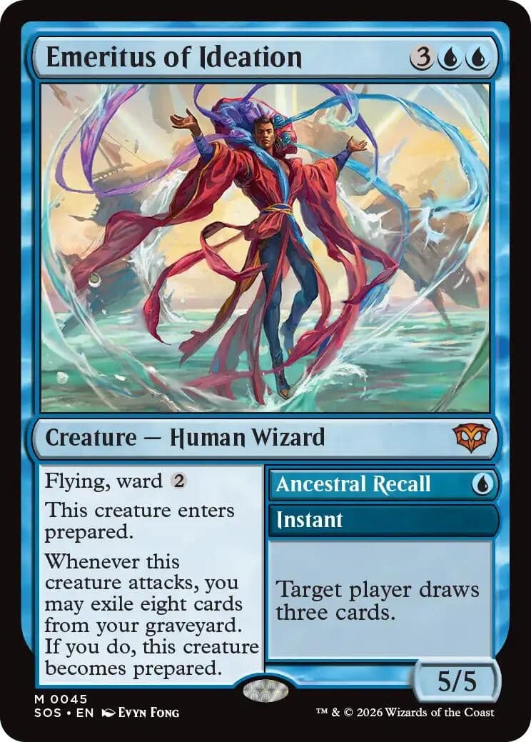Emeritus of Ideation (45) (Foil) (Secrets of Strixhaven)
