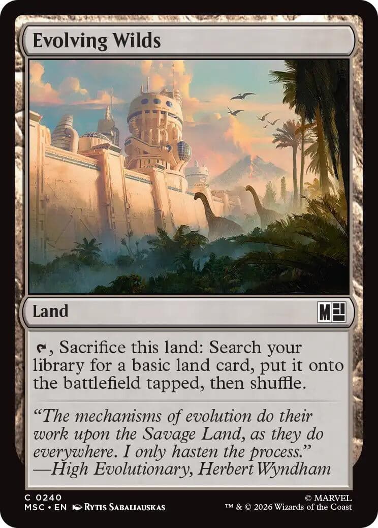 Evolving Wilds (240) (Commander: Marvel Super Heroes) (MSC)