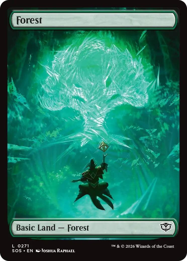 Forest (0271) (271) (Foil) (Secrets of Strixhaven)