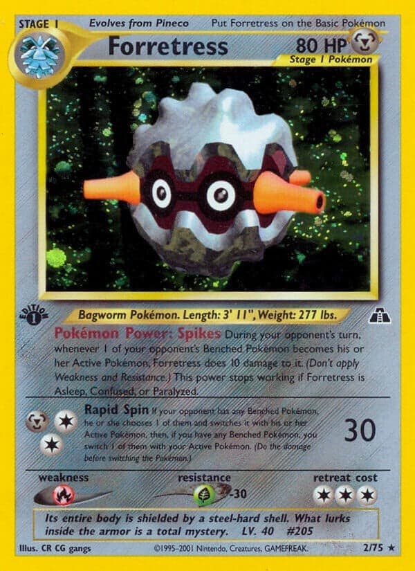 Forretress (2) (02/75) (Neo Discovery)
