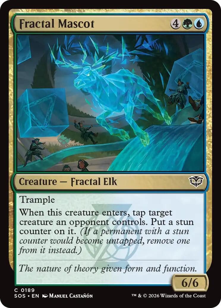 Fractal Mascot (189) (Foil) (Secrets of Strixhaven)