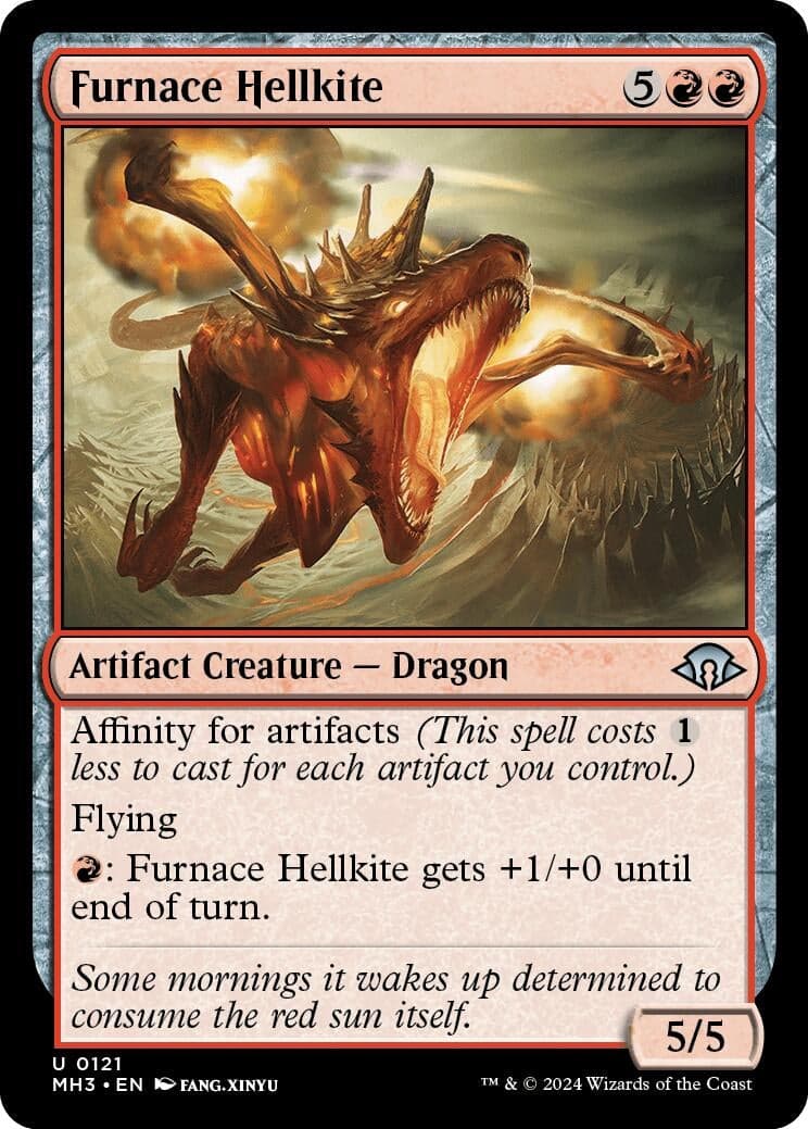 Furnace Hellkite (121) (Modern Horizons 3)