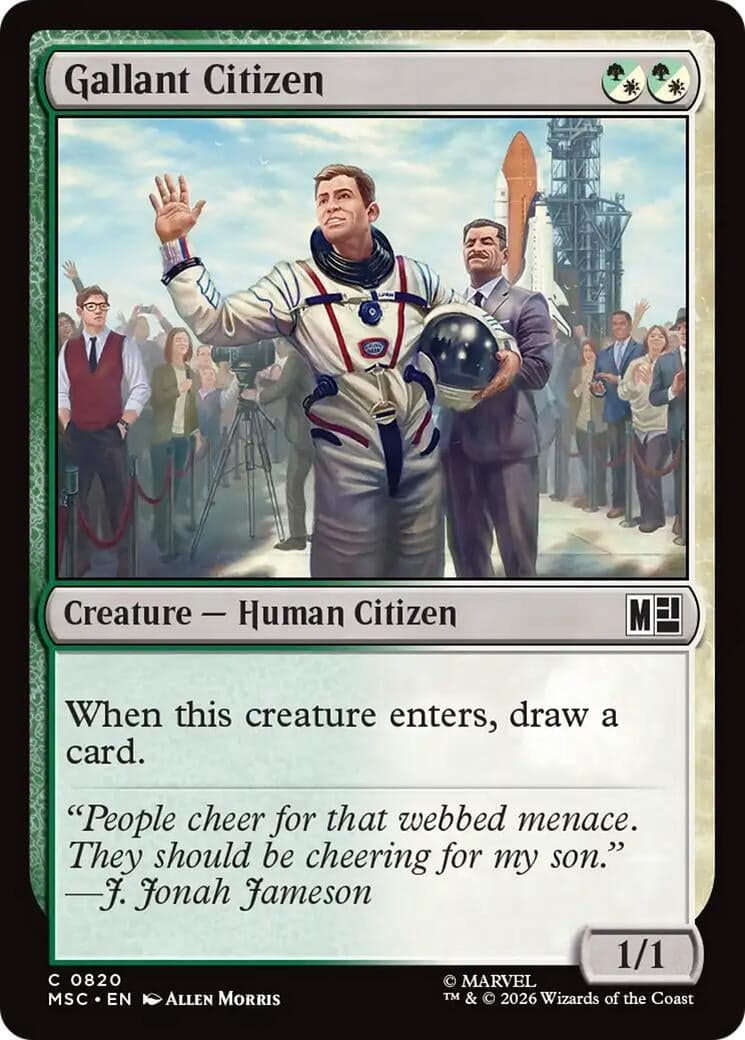 Gallant Citizen (820) (Commander: Marvel Super Heroes) (MSC)