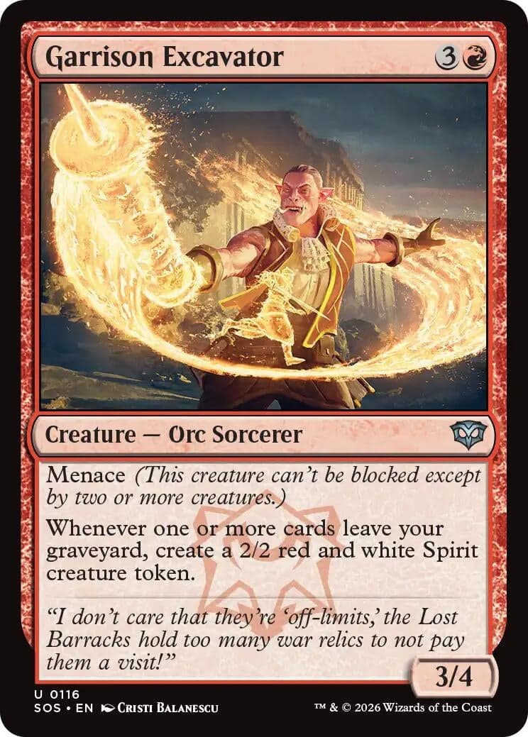 Garrison Excavator (116) (Foil) (Secrets of Strixhaven)