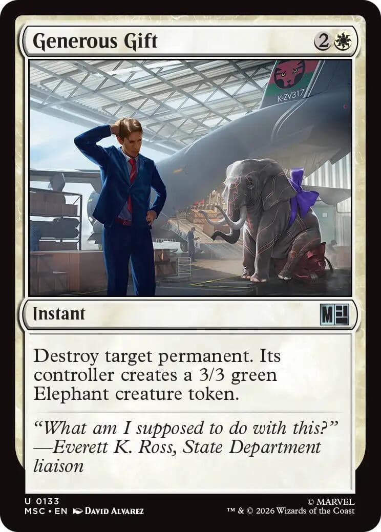 Generous Gift (133) (Commander: Marvel Super Heroes) (MSC)