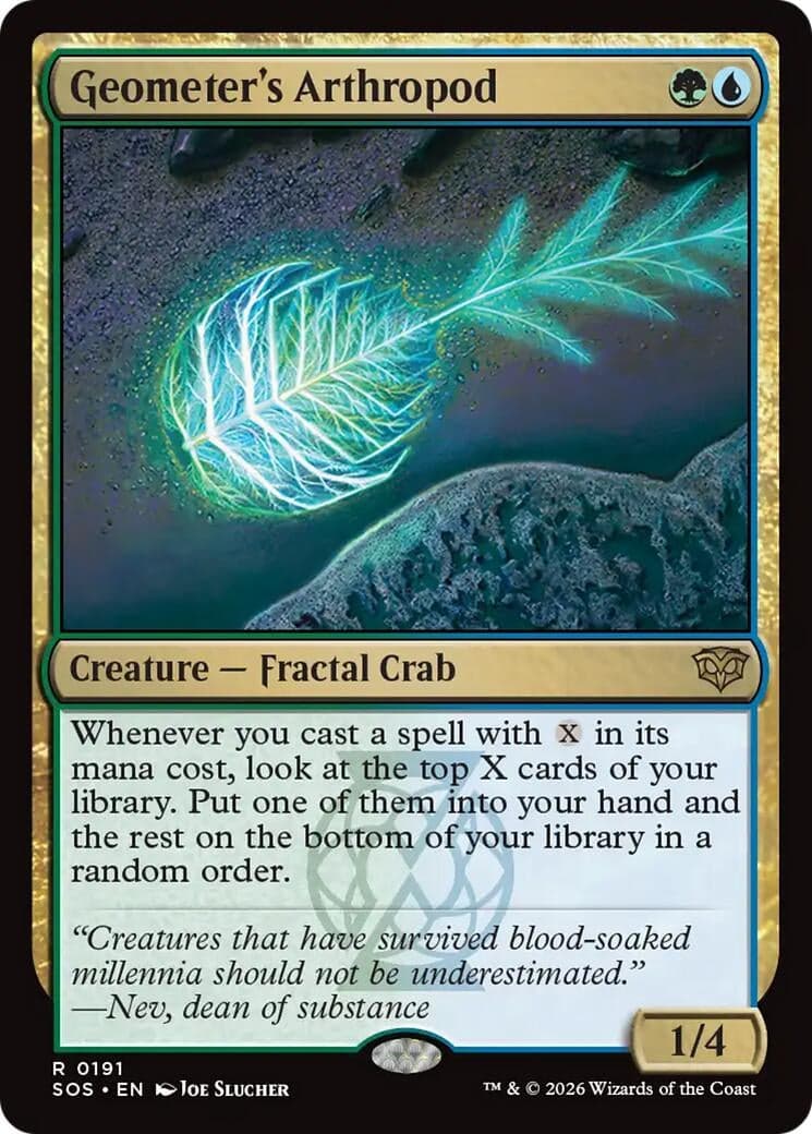 Geometer's Arthropod (191) (Foil) (Secrets of Strixhaven)