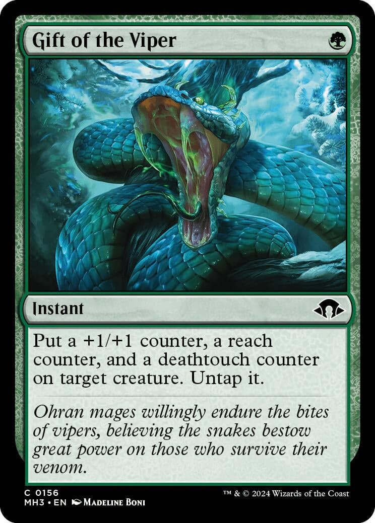 Gift of the Viper (156) (Foil) (Modern Horizons 3)