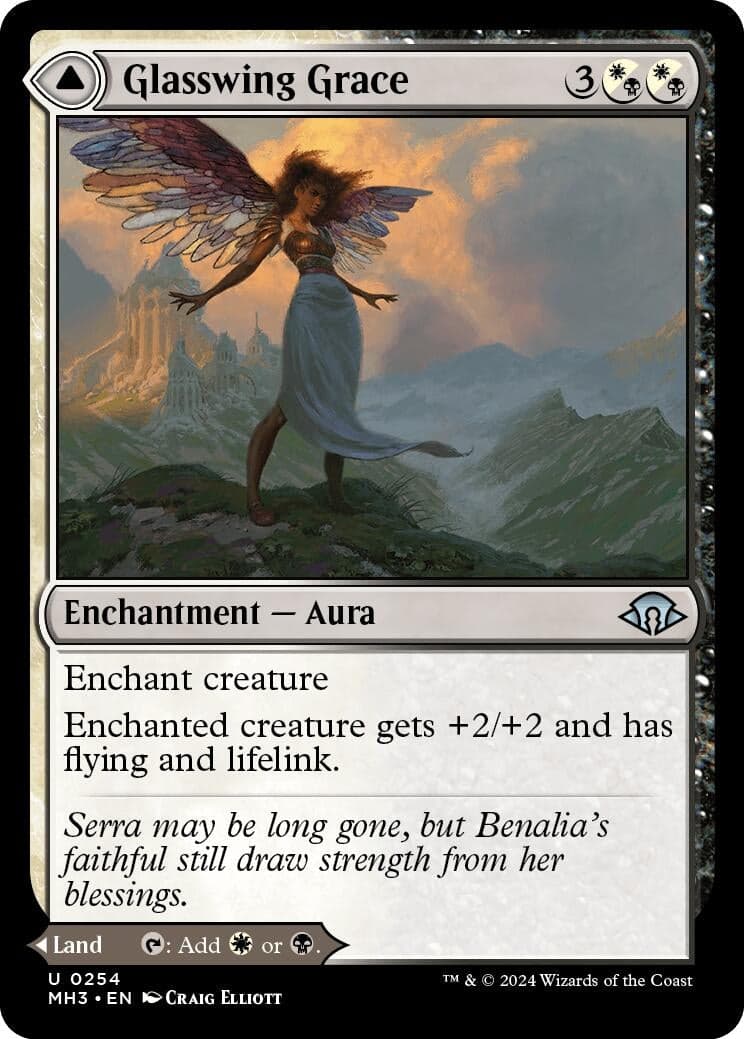 Glasswing Grace (254) (Foil) (Modern Horizons 3)