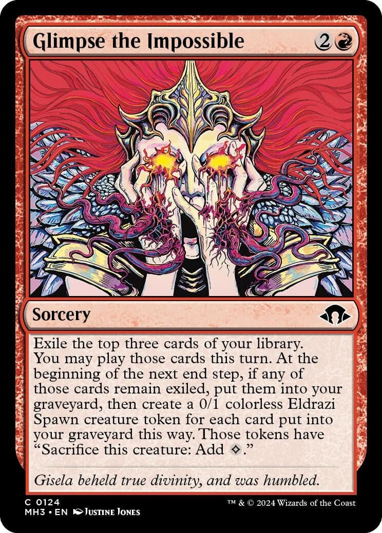 Glimpse the Impossible (124) (Foil) (Modern Horizons 3)