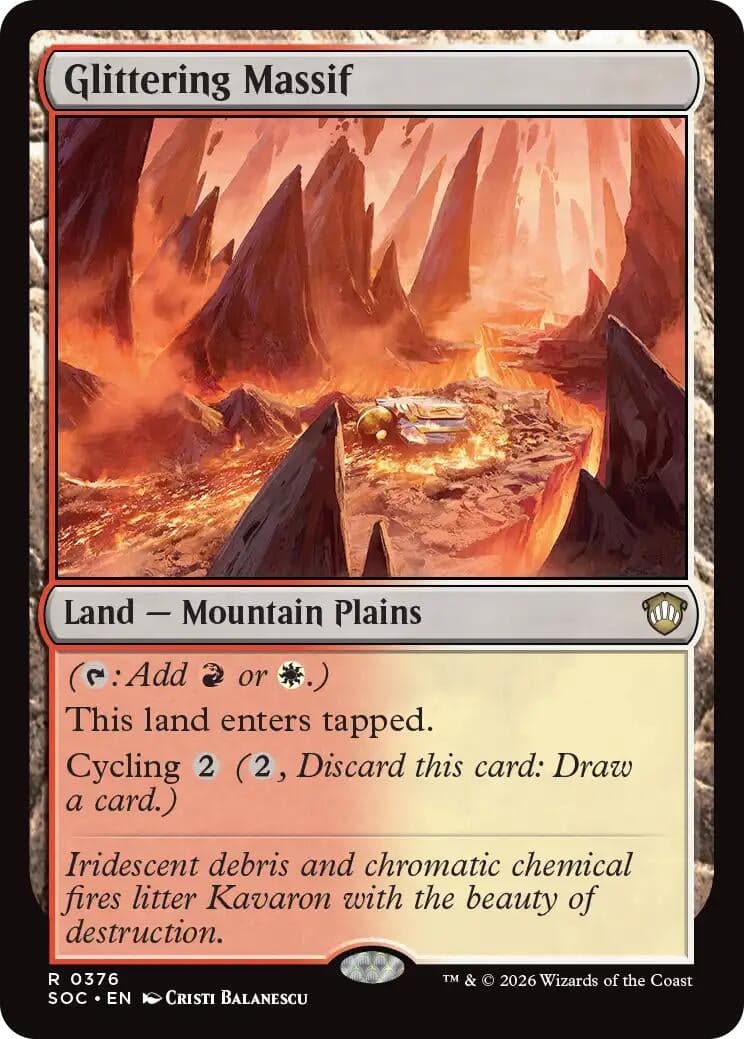 Glittering Massif (376) (Commander: Secrets of Strixhaven)