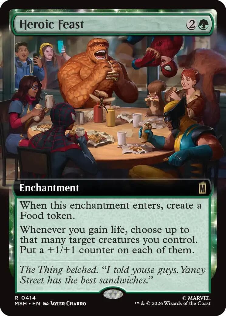 Heroic Feast (Extended Art) (414) (Marvel Super Heroes) (MSH)