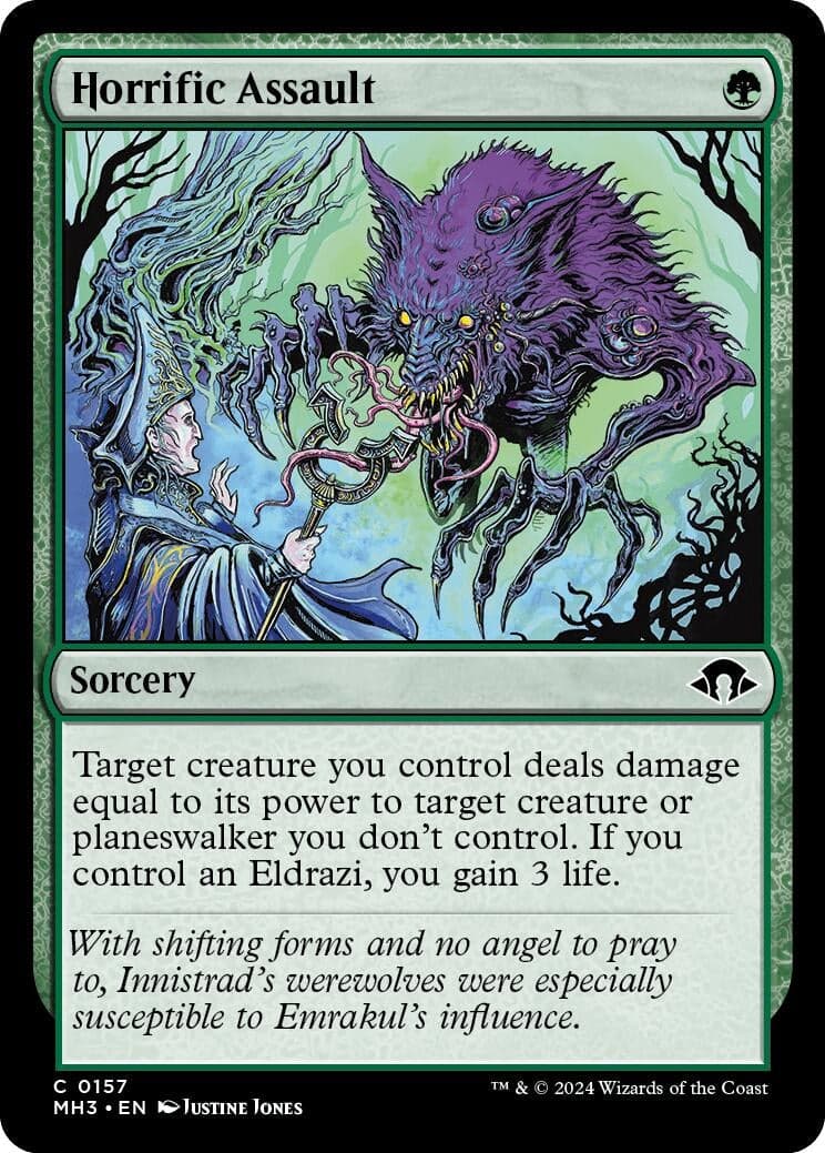 Horrific Assault (157) (Foil) (Modern Horizons 3)