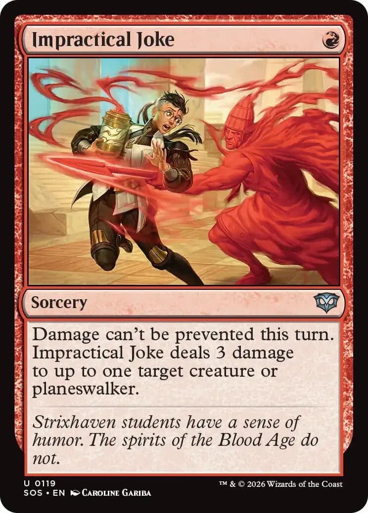 Impractical Joke (119) (Foil) (Secrets of Strixhaven)