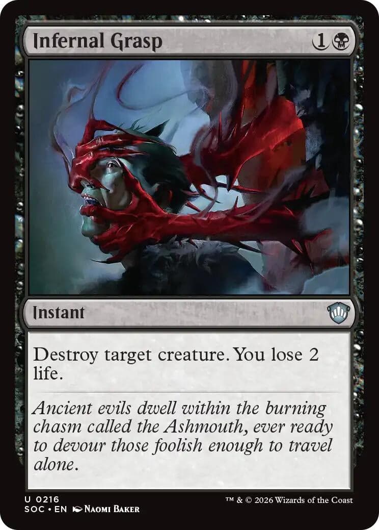 Infernal Grasp (216) (Commander: Secrets of Strixhaven)