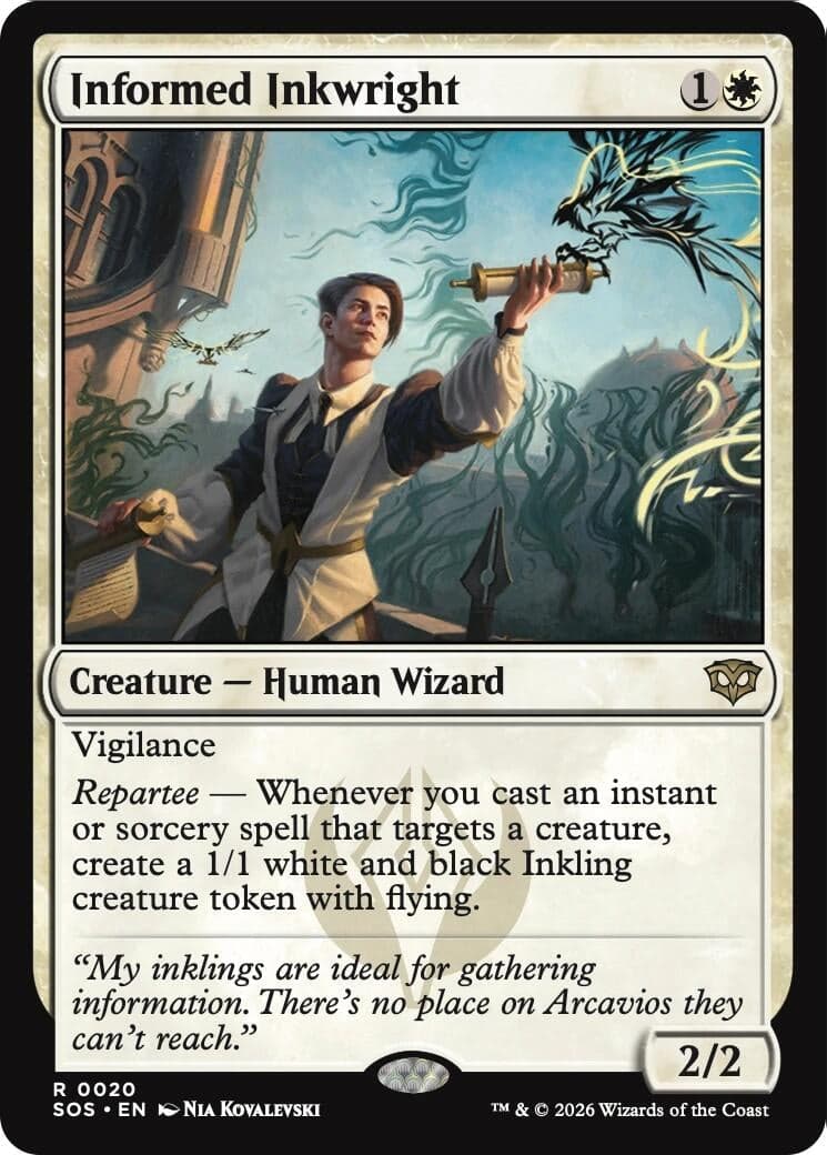 Informed Inkwright (20) (Foil) (Secrets of Strixhaven)