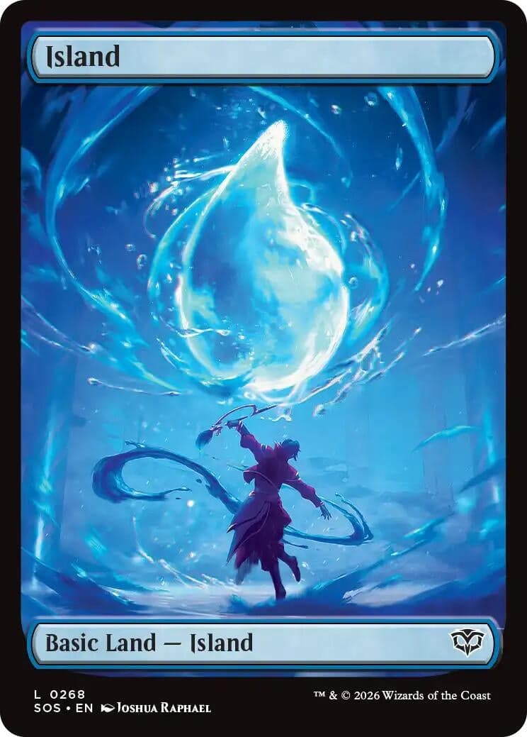 Island (0268) (268) (Foil) (Secrets of Strixhaven)