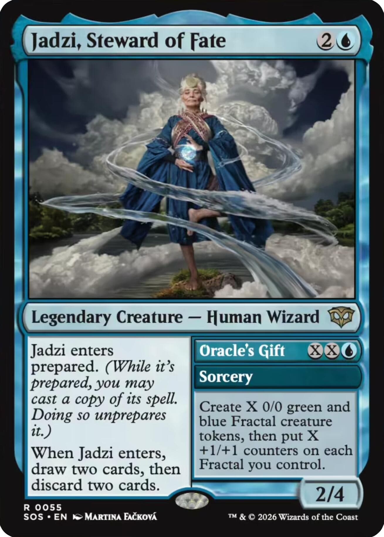 Jadzi, Steward of Fate (55) (Foil) (Secrets of Strixhaven)