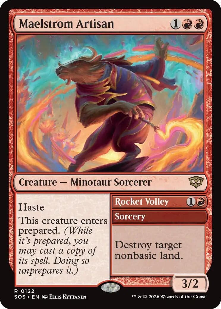 Maelstrom Artisan (122) (Foil) (Secrets of Strixhaven)
