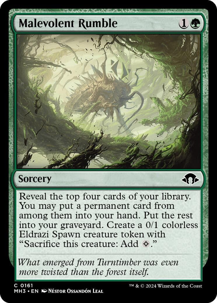 Malevolent Rumble (161) (Foil) (Modern Horizons 3)