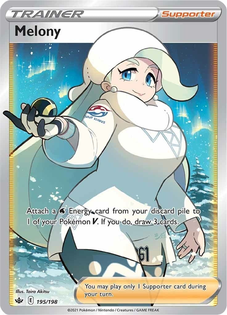 Melony (Full Art) (195/198) (SWSH06: Chilling Reign)