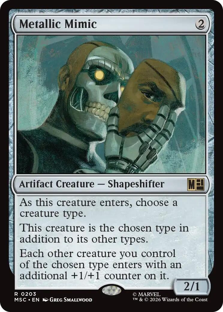 Metallic Mimic (203) (Commander: Marvel Super Heroes) (MSC)