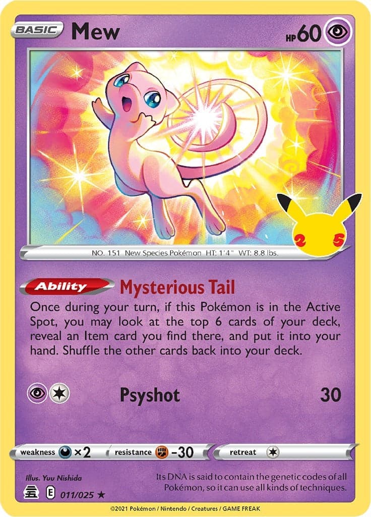 Mew (011/025) (Celebrations)