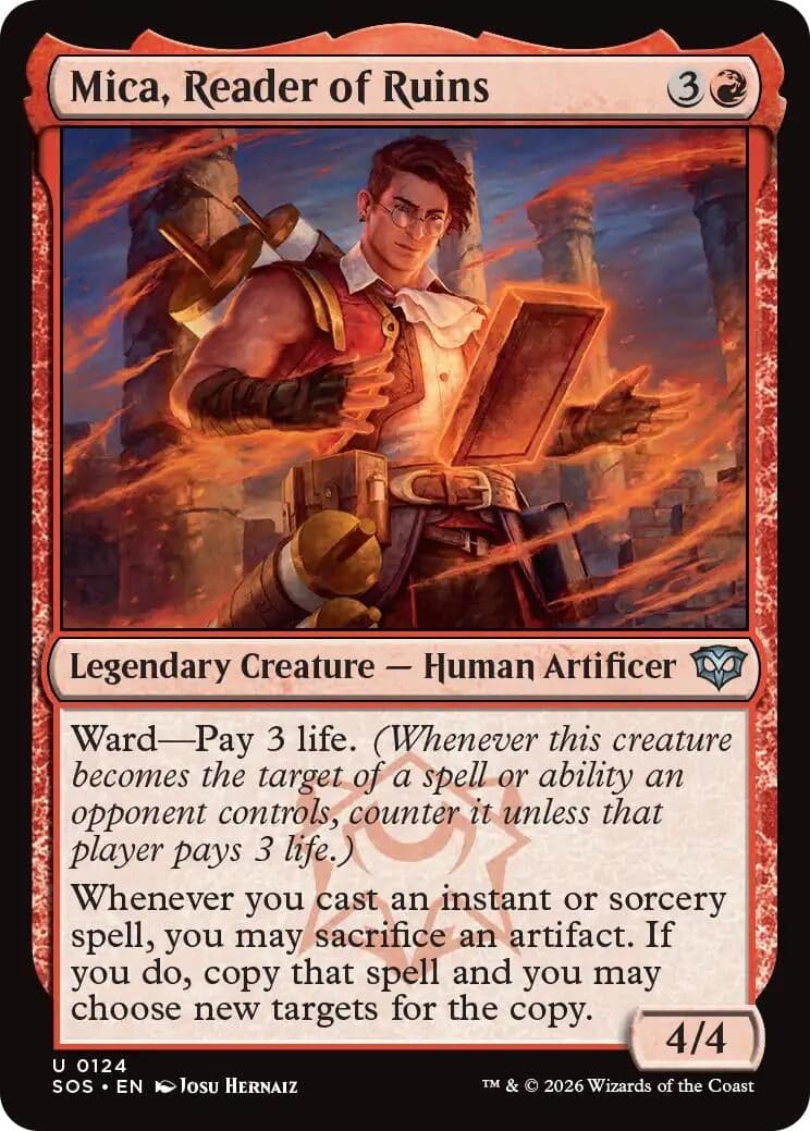Mica, Reader of Ruins (124) (Secrets of Strixhaven)