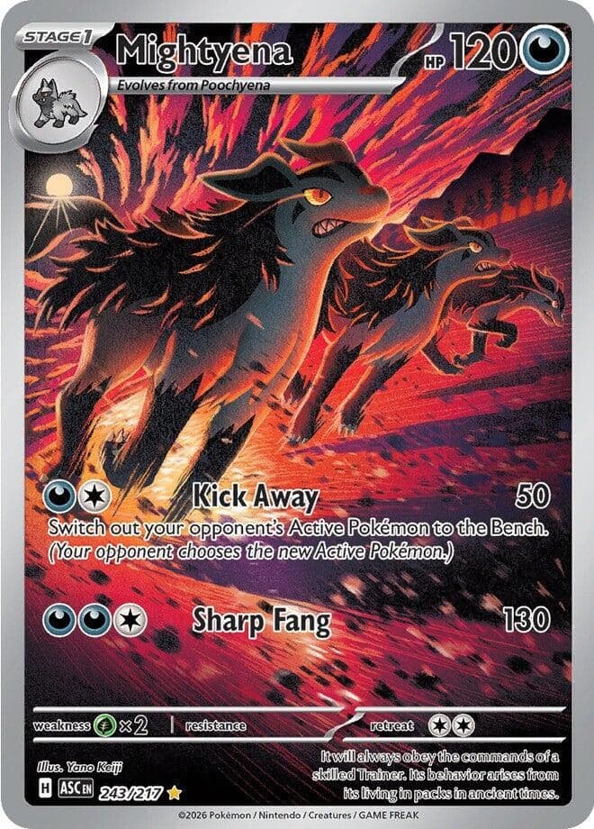 Mightyena (243/217) (Holofoil) (ME: Ascended Heroes)