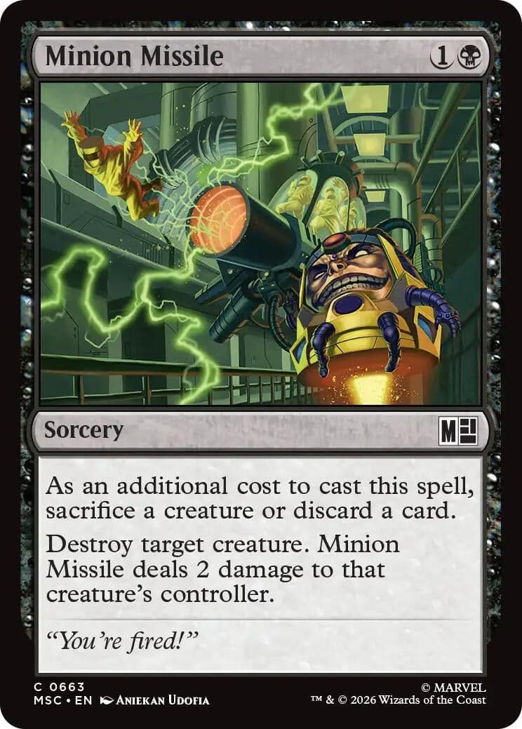 Minion Missile (663) (Commander: Marvel Super Heroes) (MSC)