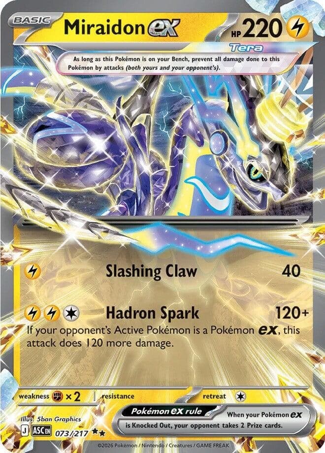 Miraidon ex (073/217) (Holofoil) (ME: Ascended Heroes)