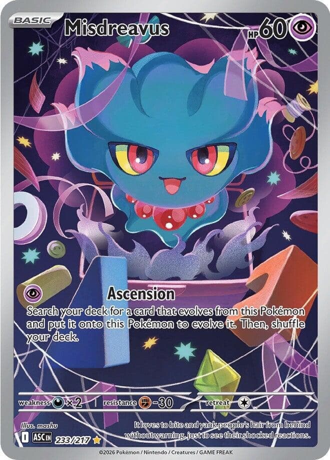 Misdreavus (233/217) (Holofoil) (ME: Ascended Heroes)