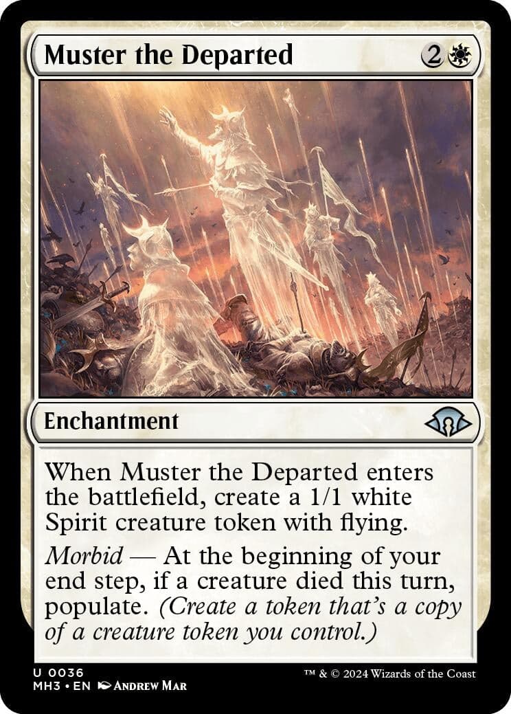 Muster the Departed (36) (Foil) (Modern Horizons 3)