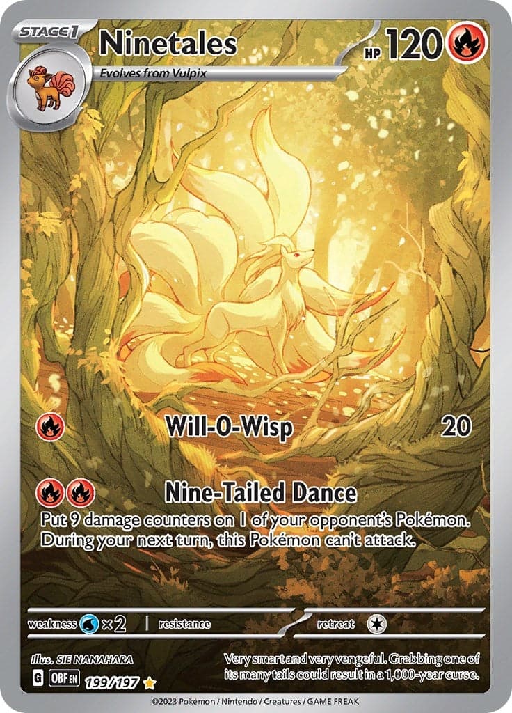 Ninetales (199/197) (SV03: Obsidian Flames)