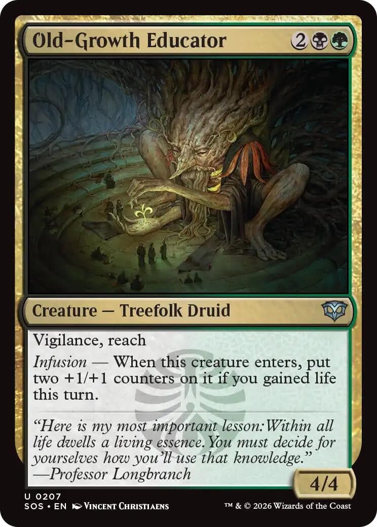 Old-Growth Educator (207) (Foil) (Secrets of Strixhaven)