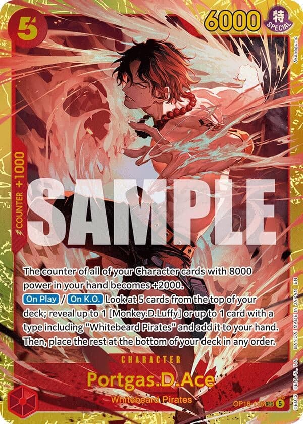 Portgas.D.Ace (118) (OP16-118) (Foil) (The Time of Battle)