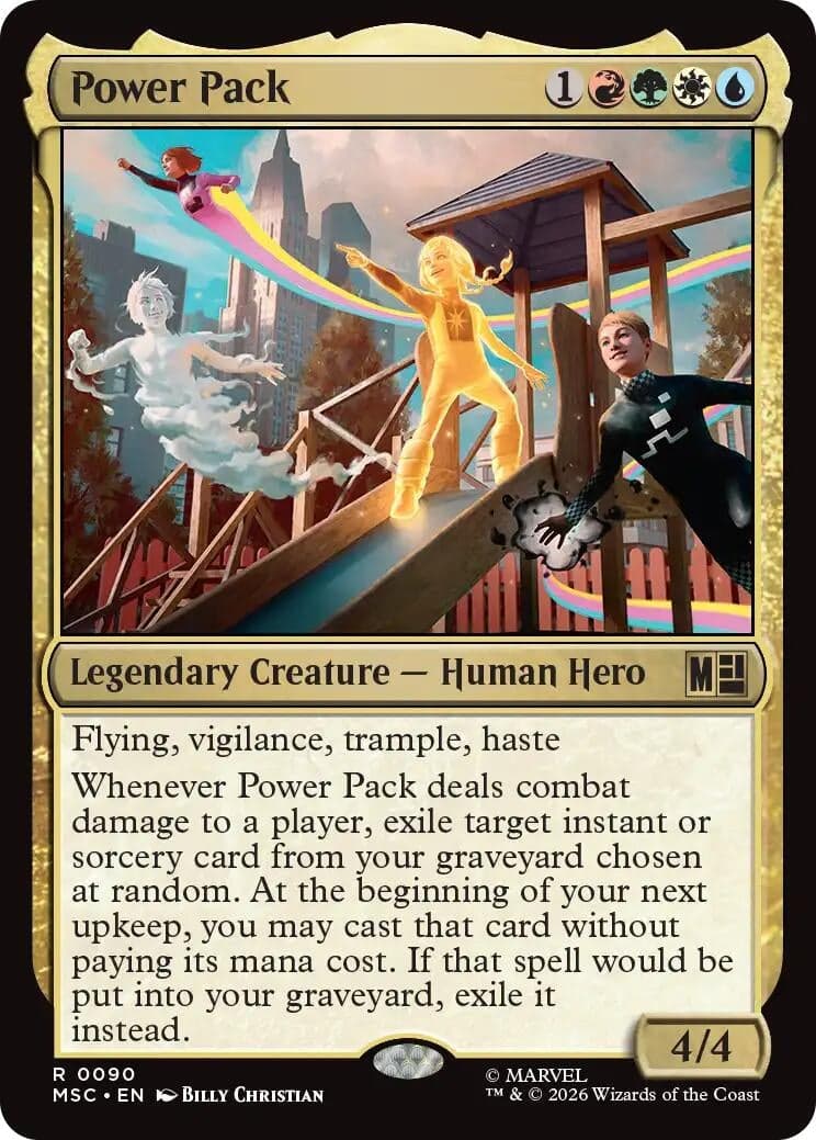Power Pack (90) (Commander: Marvel Super Heroes) (MSC)