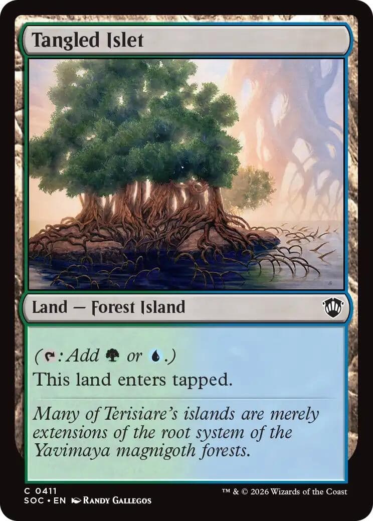 Tangled Islet (411) (Commander: Secrets of Strixhaven)
