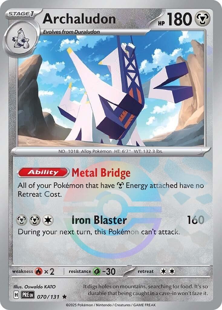 Archaludon (Poke Ball Pattern) (070/131) (SV: Prismatic Evolutions)