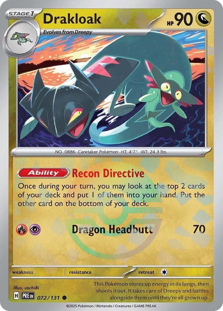 Drakloak (Poke Ball Pattern) (072/131) (SV: Prismatic Evolutions)