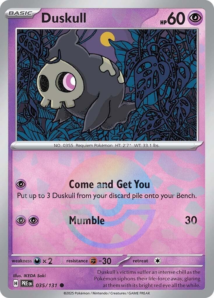 Duskull (Poke Ball Pattern) (035/131) (SV: Prismatic Evolutions)
