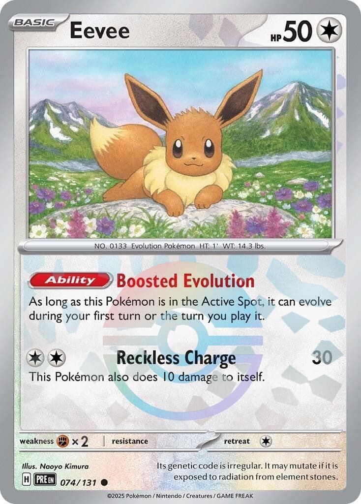 Eevee (Poke Ball Pattern) (074/131) (SV: Prismatic Evolutions)